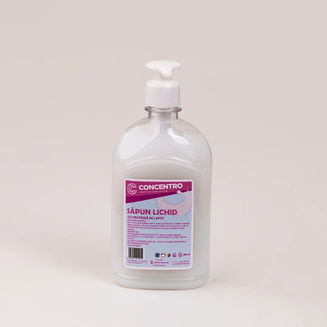 Săpun Lichid cu Proteină de Lapte